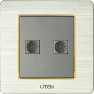 Bộ ổ cắm 2 chấu và tivi UTEN cỡ S Series V7.0 theo bộ