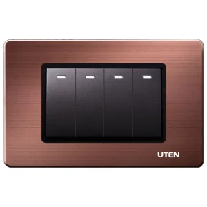 Bộ 4 công tắc 2 chiều UTEN cỡ XS Series A8PGK32MS + A8PM3