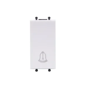 Công tắc nút nhấn chuông UTEN cỡ S Series Q120B màu trắng chi tiết