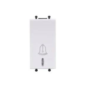 Công tắc nút nhấn chuông Led UTEN cỡ S Series Q120B màu trắng chi tiết