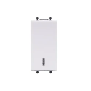 Công tắc 1 chiều Led UTEN cỡ S Series Q120B màu trắng chi tiết