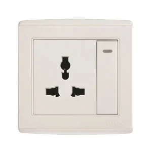Công tắc 1 chiều và ổ cắm 3 chấu UTEN Series V4.0