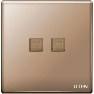 Bộ 2 ổ cắm điện thoại UTEN Series Z9