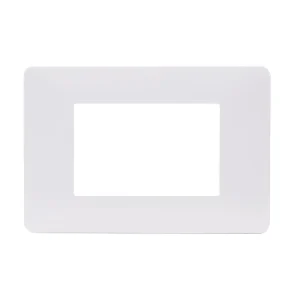 Mặt 3 thiết bị UTEN cỡ S Series Q120B màu trắng chi tiết