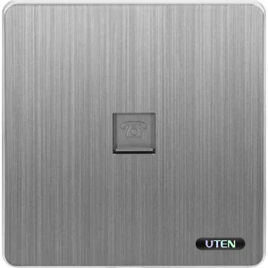 Bộ ổ cắm đơn điện thoại UTEN Series S300