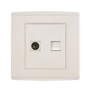 Ổ cắm tivi, mạng UTEN Series V4.0