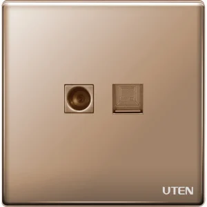 Bộ ổ cắm TV + mạng UTEN Series Z9