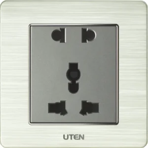 Bộ ổ cắm 2 chấu và 3 chấu UTEN Series V6.0