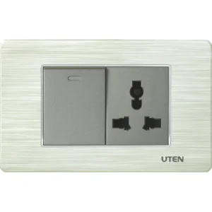 Bộ công tắc & ổ cắm 3 chấu UTEN cỡ M Series V7.0 theo bộ