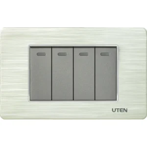 Bộ 4 công tắc 2 chiều UTEN cỡ XS Series V7.0 theo bộ