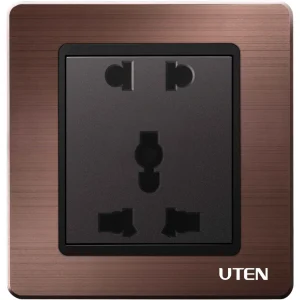 Ổ cắm 2 chấu và 3 chấu UTEN Series A5